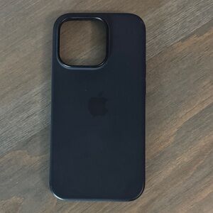 Apple iPhone 14 or 14 pro Midnight Silicone iPhone Case with MagSafe